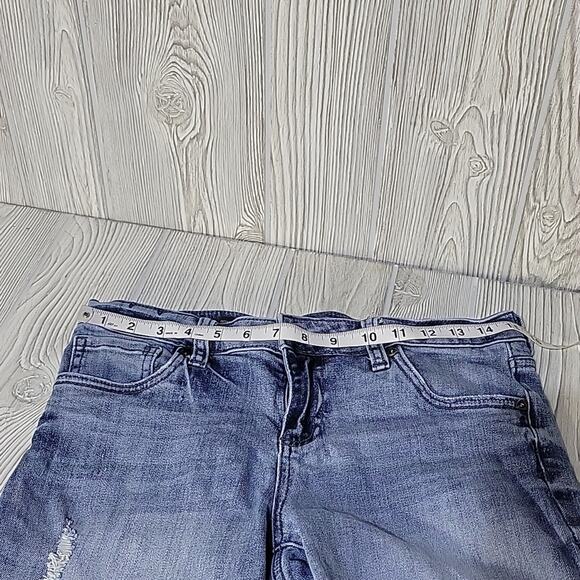 Kut from the Kloth Bermuda Jean Shorts Slight Distressing Womens Size 6 - Picture 4 of 11